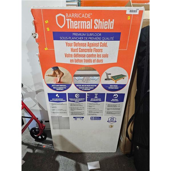 Barricade Thermal Shield Insulation Premium Subfloor 10 Panels - Covers 80 Sq Ft