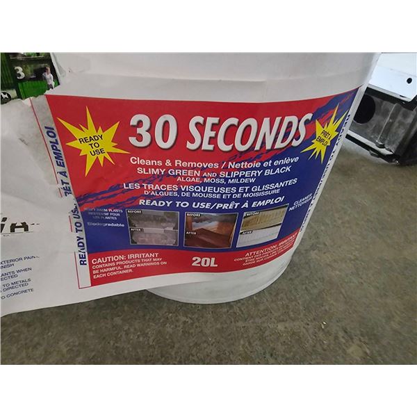 30 Seconds Algae/ Moss & Mildew Cleaner 20L