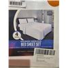 Image 2 : Utopia Bedding Sheet Set - Brushed Microfiber - White - Size : Full - Lot of 2 Sets