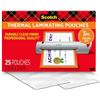 Image 1 : Scotch Thermal Laminating Pouches, 11.45 x 17.48-Inches, 25-Pouches (TP3856-25)