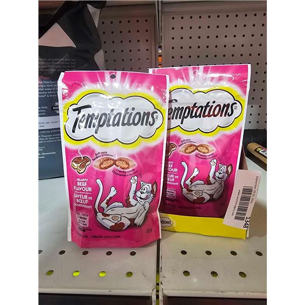 TEMPTATIONS™ Hearty Beef Cat Treats  6x85g