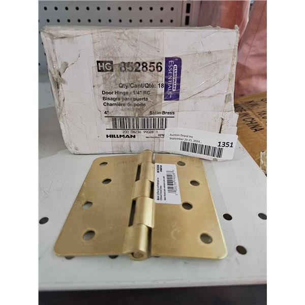 Lot of 18 4" Door Hinges