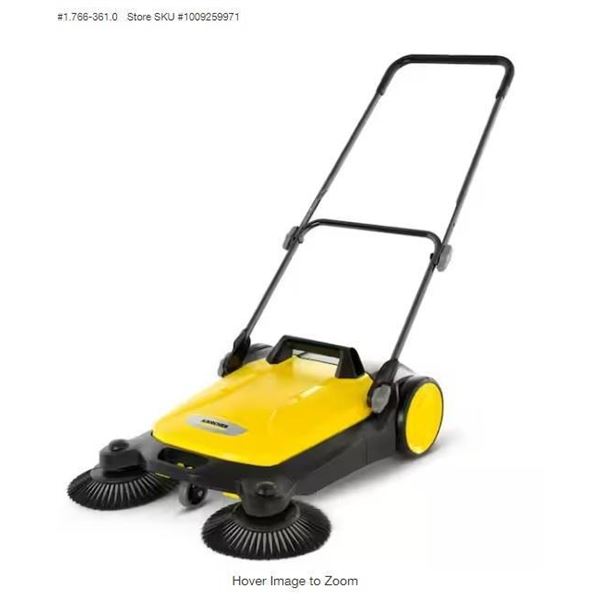 Customer Reviews for Karcher S 4 Twin Walk-Behind Outdoor Hand Push Sweeper - 5.25 Gal. Capacity