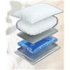 Image 1 : The Water Pillow by Mediflow - For neck Pain Relif and Improved Quality of Sleep - Standard Queen Si
