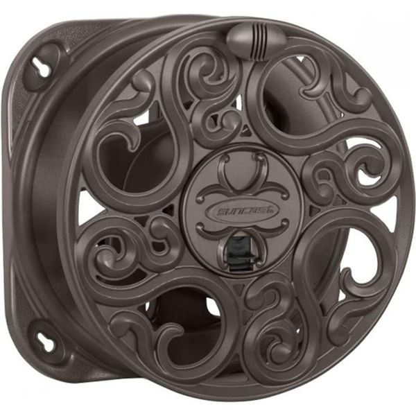 Suncast CPLMJS602 60 Ft. Sidewinder Side Scroll Mount Hose Reel