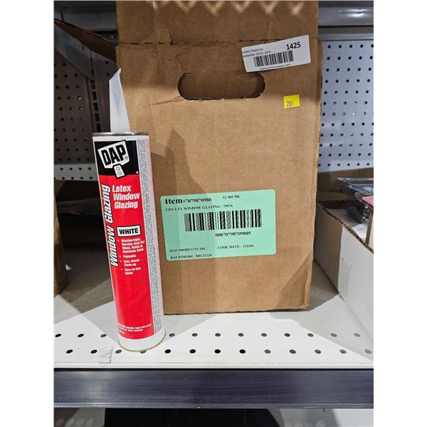 DAP Latex Window Glazing - White 12x300ml
