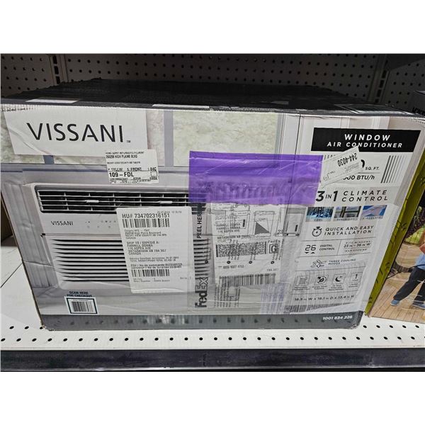 Vissani Window Air Conditioner for 8000BTU / 350 Sq Ft