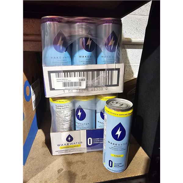 Wake Water 24x355ml - 12 Lemon & 12 Blackberry