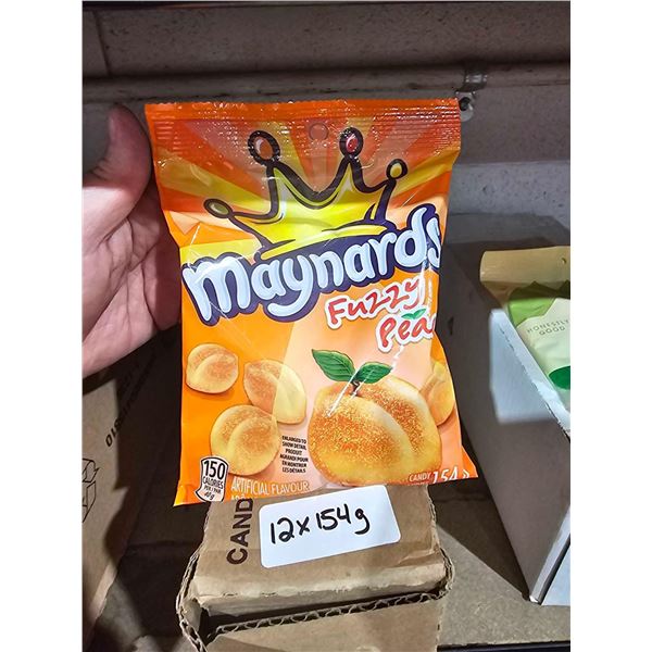 Maynards Fuzzy Peach  12x154g