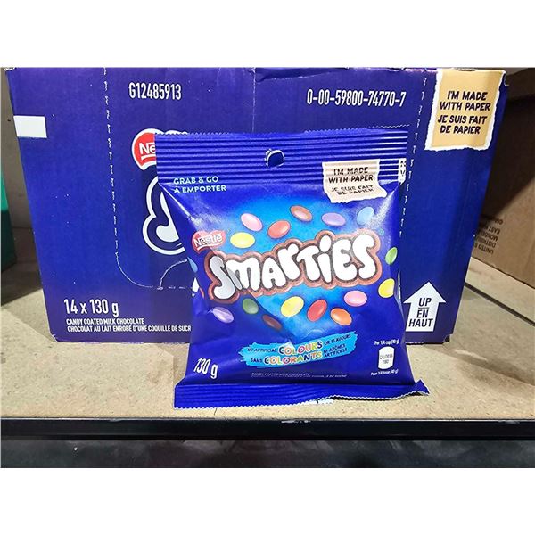 Smartied Candy Covers Chocolate Drops 14x130g