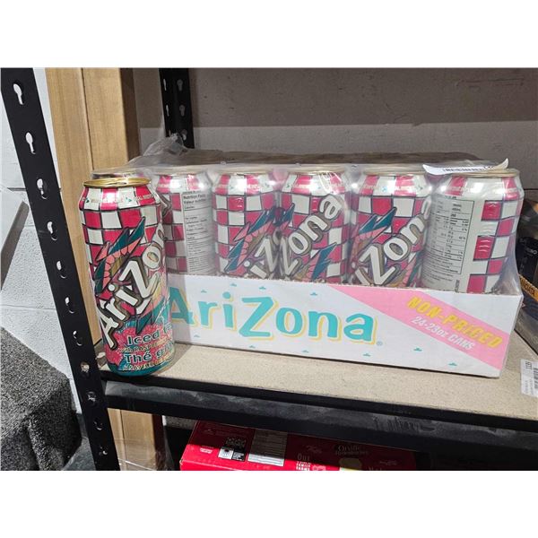 AriZona Raspberry Tea - Big Can, 23 Fl Oz (Pack of 24)