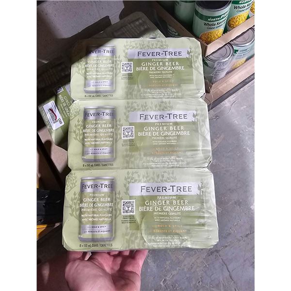 Fever-Tree Premium Ginger Beer: 3x(8 x150 mL)