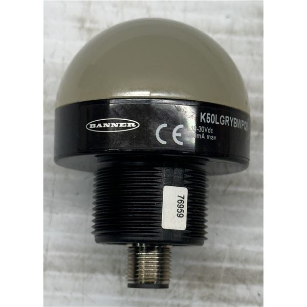 Banner #K50LGRYBWPQ8 5 Color Indicator Light
