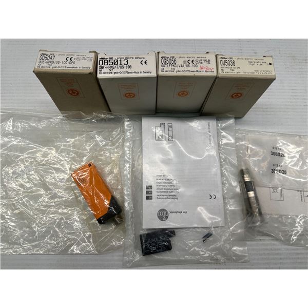 Lot of (7) Misc. ifm Photoelectric Sensors as Pictured