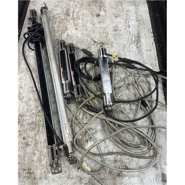 Set of Keyence Safety Light Curtains w/Cables All Connected