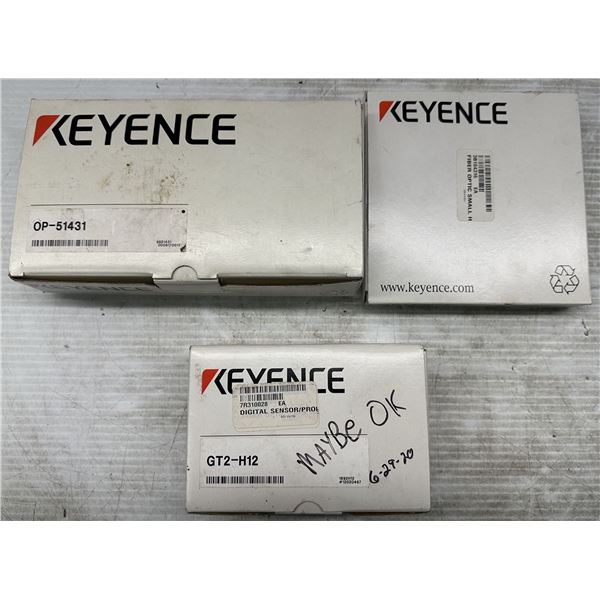 Lot of (3) Misc. Keyence Items