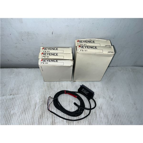Lot of (6) Keyence #FS-V1