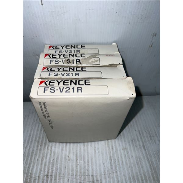 (4) Keyence #FS-V21R Sensors