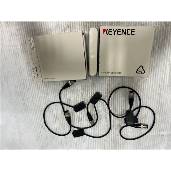 (5) Keyence #PZ-M53 (3) Transmitters, (2) Receivers