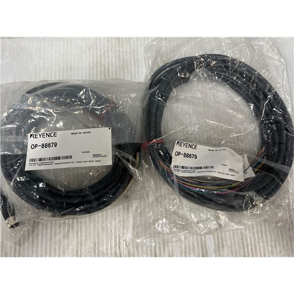 (2) Keyence #OP-88679 Cables