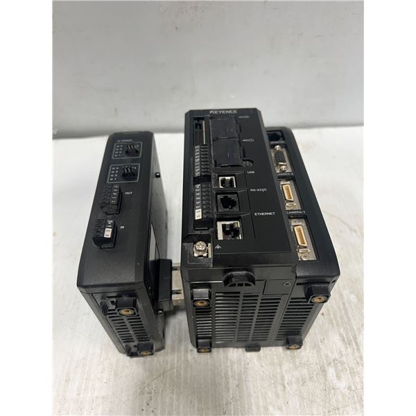 Lot of (2) Keyence Modules #XG-7702 #CA-DC21E