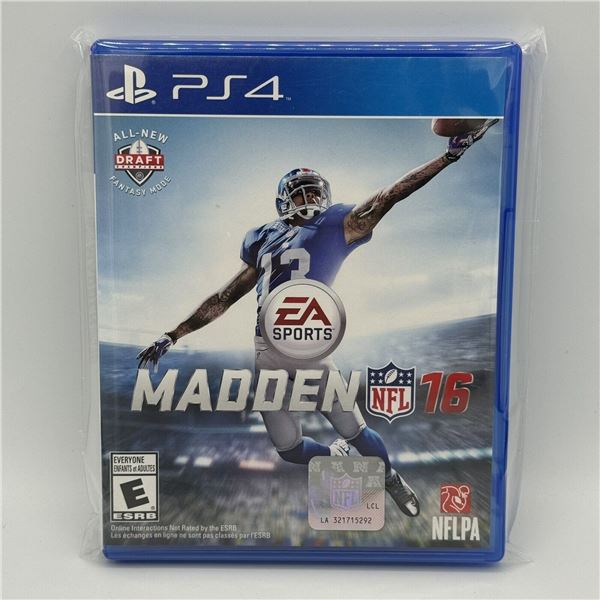 CERTIFIED REFURBISHED PS4, MADDEN 16