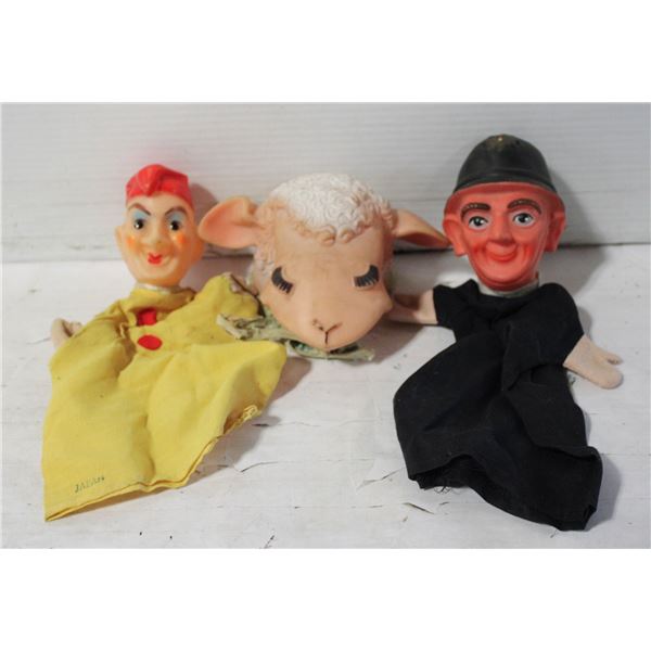 LOT - OLD HANDPUPPETS