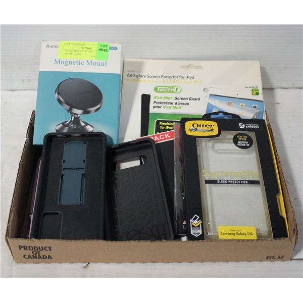 PHONE MOUNT - CASES - SCREEN PROTECTORS