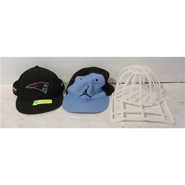 HATS AND WASHING FRAME
