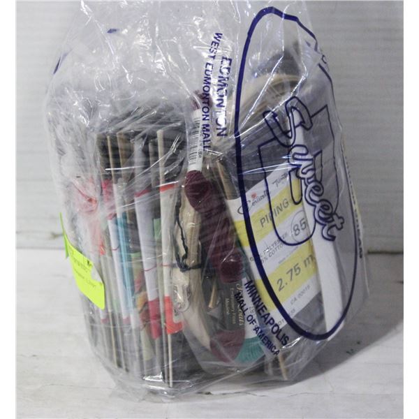 LARGE LOT OF BAGS SEWING RIBBON