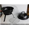 Image 4 : NEW CHARCOAL PORTABLE KETTLE GRILL-7 BURGER COUNT