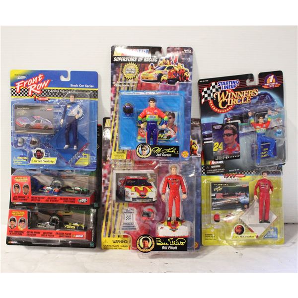 FACTORY SEALED LOT OF 7 NASCAR CARS