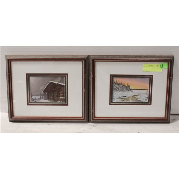 PAIR OF GLEN SCRIMSHAW PRINTS