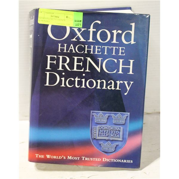 OXFORD HACHETTE FRENCH DICTIONARY