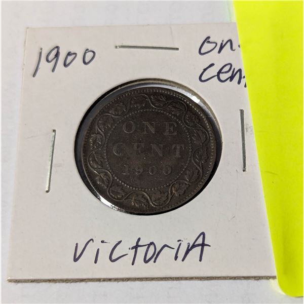 1900 ONE-CENT VICTORIA PENNY