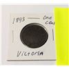 Image 1 : 1893 ONE-CENT VICTORIA PENNY