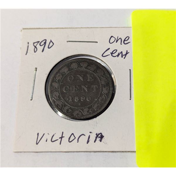 1890 ONE-CENT VICTORIA PENNY