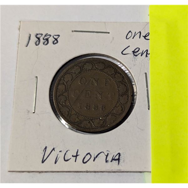 1888 ONE-CENT VICTORIA PENNY