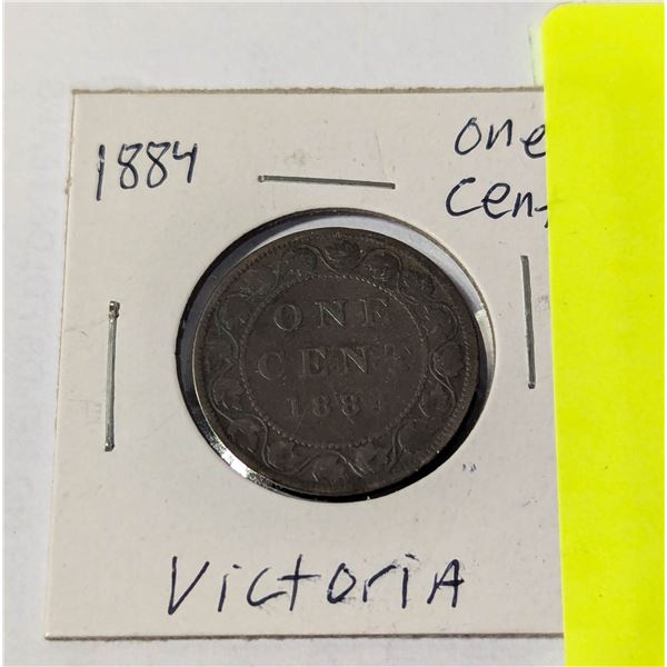 1884 ONE-CENT VICTORIA PENNY