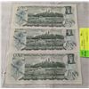 Image 2 : 3X1973 $1 BANK NOTES