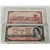 Image 2 : 2 CRISP 1954 $2 NOTES NO BENDS.FOLDS,TEARS