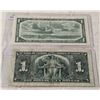 Image 2 : 1954 AND 1937 ONE DOLLAR BILLS