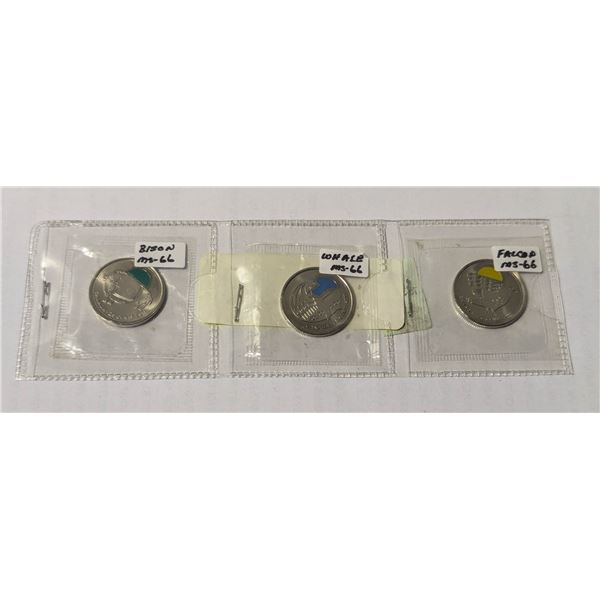 BISON, WHALE, FALCON QUARTERS IN ORIGINAL PACKAGE