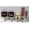 Image 1 : VINTAGE LOT OF 5 COORS BEER TAP HANDLES