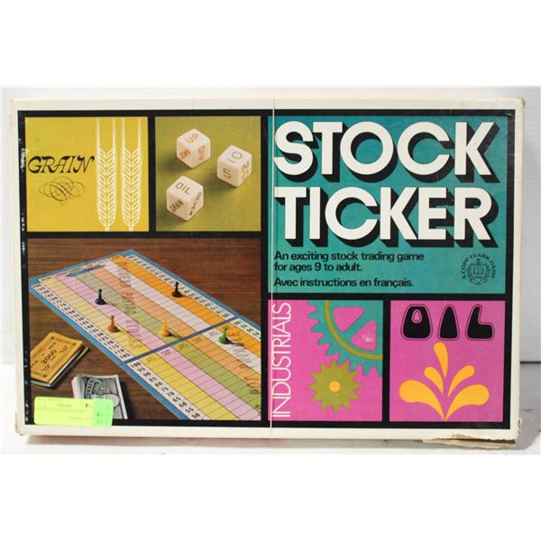 STOCK TICKER BOARD GAME