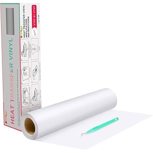 NEW EYGOO HEAT TRANSFER VINYL FOR SHIRTS WHITE