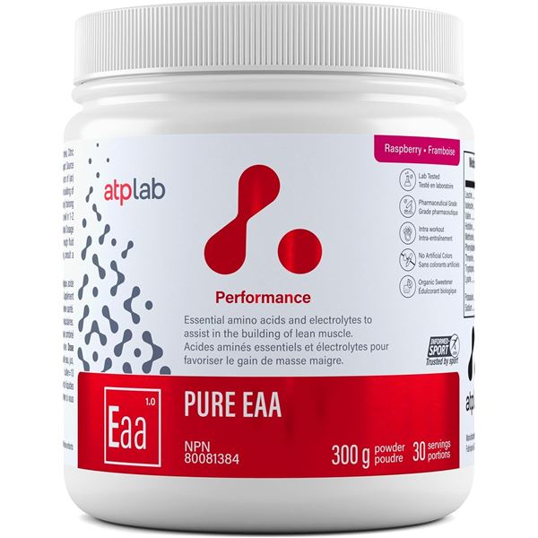 NEW ATPLAB PURE EAA RASPBERRY FLAVOUR SUPPLEMENT