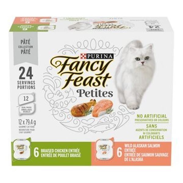 NEW PURINA FANCY FEAST PETITES BRAISED CHICKEN AND