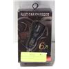 Image 1 : NEW FAST CAR CHARGER 6A 2 PORT FAST CAR CHARGER