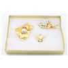 Image 1 : 3 FALL-THEMED 1960'S BROOCHES WITH CORO & KEYES